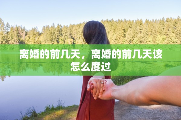 离婚的前几天，离婚的前几天该怎么度过