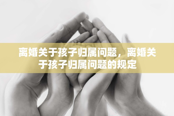 离婚关于孩子归属问题，离婚关于孩子归属问题的规定