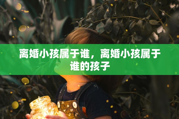 离婚小孩属于谁，离婚小孩属于谁的孩子