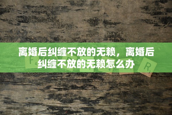 离婚后纠缠不放的无赖，离婚后纠缠不放的无赖怎么办
