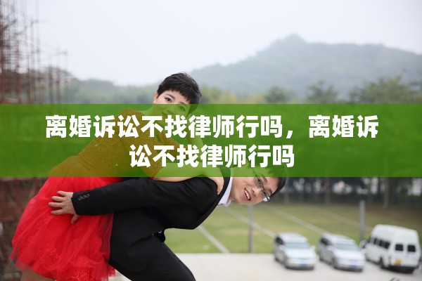 离婚诉讼不找律师行吗，离婚诉讼不找律师行吗
