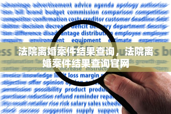 法院离婚案件结果查询，法院离婚案件结果查询官网