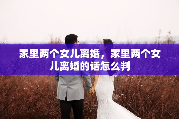 家里两个女儿离婚，家里两个女儿离婚的话怎么判