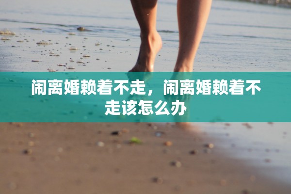 闹离婚赖着不走，闹离婚赖着不走该怎么办