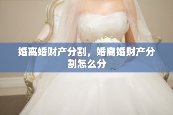 婚离婚财产分割，婚离婚财产分割怎么分