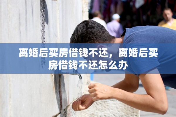 离婚后买房借钱不还，离婚后买房借钱不还怎么办