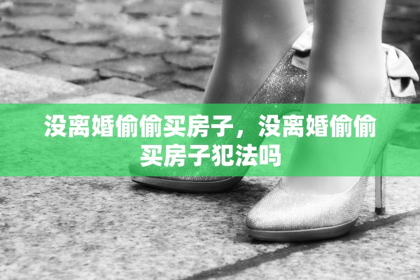 没离婚偷偷买房子，没离婚偷偷买房子犯法吗