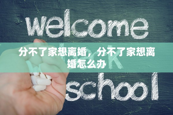 分不了家想离婚，分不了家想离婚怎么办