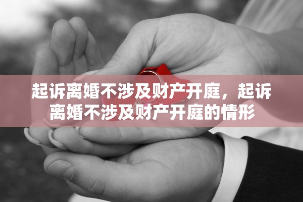 起诉离婚不涉及财产开庭，起诉离婚不涉及财产开庭的情形