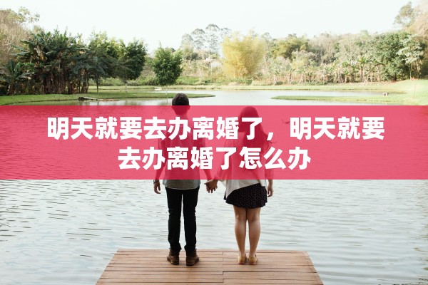 明天就要去办离婚了，明天就要去办离婚了怎么办