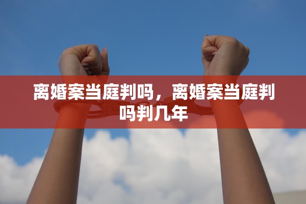 离婚案当庭判吗，离婚案当庭判吗判几年