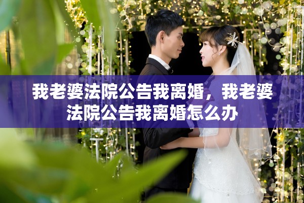 我老婆法院公告我离婚，我老婆法院公告我离婚怎么办