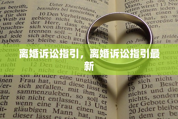 离婚诉讼指引，离婚诉讼指引最新