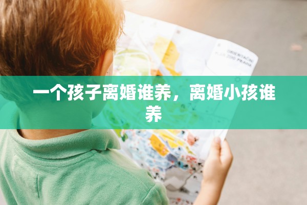 一个孩子离婚谁养，离婚小孩谁养