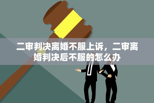 二审判决离婚不服上诉，二审离婚判决后不服的怎么办