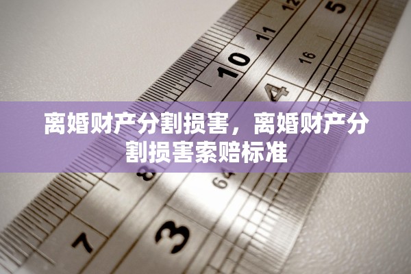 离婚财产分割损害，离婚财产分割损害索赔标准