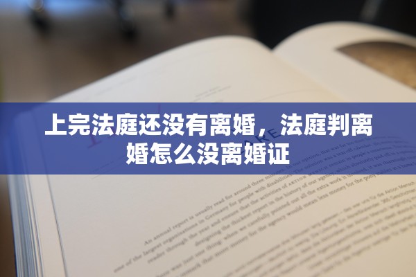 上完法庭还没有离婚,法庭判离婚怎么没离婚证 上完法庭还没有离婚,法庭判离婚怎么没离婚证