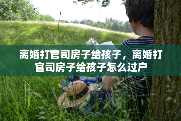 离婚打官司房子给孩子，离婚打官司房子给孩子怎么过户