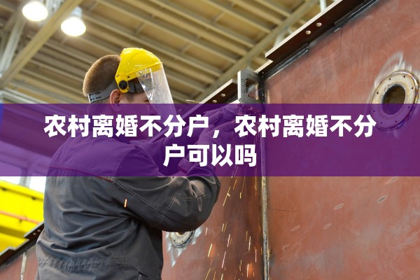 农村离婚不分户,农村离婚不分户可以吗 农村离婚不分户,农村离婚不分户可以吗