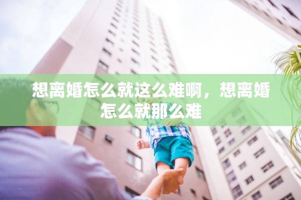 想离婚怎么就这么难啊，想离婚怎么就那么难