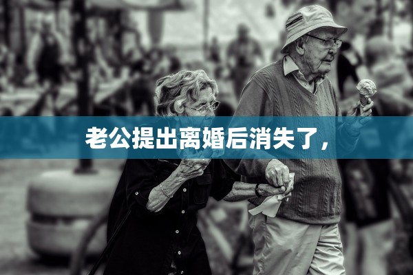 老公提出离婚后消失了，