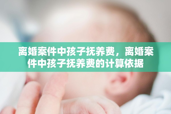 离婚案件中孩子抚养费，离婚案件中孩子抚养费的计算依据