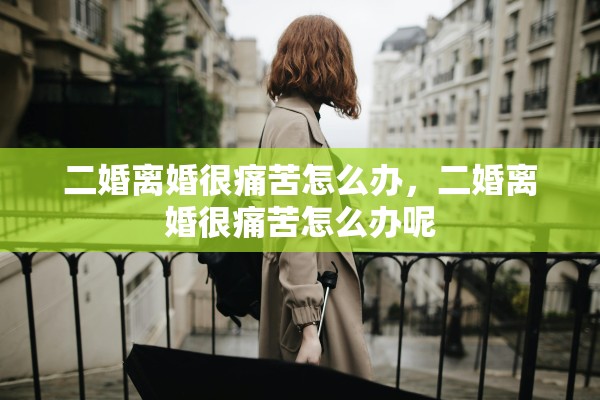 二婚离婚很痛苦怎么办，二婚离婚很痛苦怎么办呢