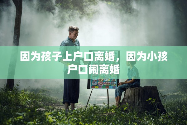 因为孩子上户口离婚，因为小孩户口闹离婚