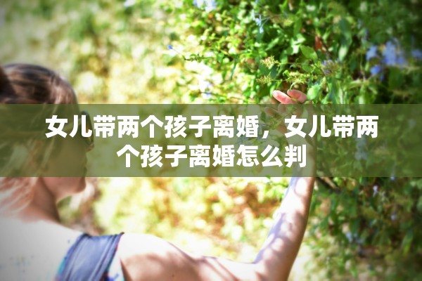 女儿带两个孩子离婚，女儿带两个孩子离婚怎么判