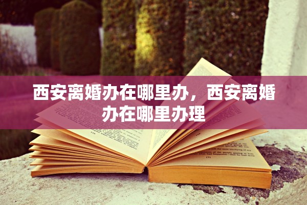 西安离婚办在哪里办，西安离婚办在哪里办理