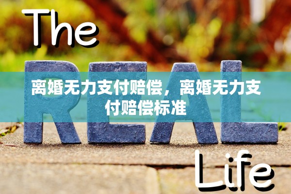 离婚无力支付赔偿，离婚无力支付赔偿标准