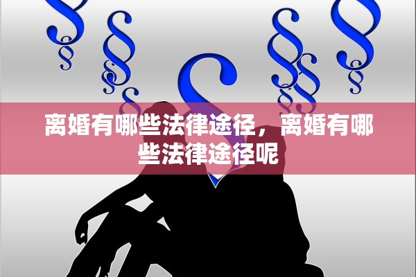 离婚有哪些法律途径,离婚有哪些法律途径呢 离婚有哪些法律途径,离婚有哪些法律途径呢
