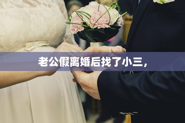 老公假离婚后找了小三，