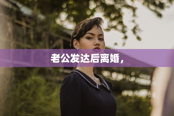 老公发达后离婚, 老公发达后离婚,