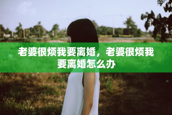 老婆很烦我要离婚，老婆很烦我要离婚怎么办