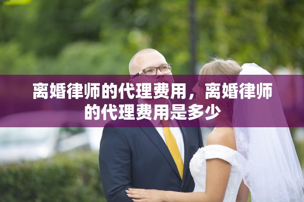 离婚律师的代理费用,离婚律师的代理费用是多少 离婚律师的代理费用,离婚律师的代理费用是多少