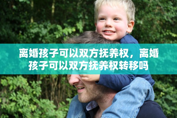 离婚孩子可以双方抚养权,离婚孩子可以双方抚养权转移吗 离婚孩子可以双方抚养权,离婚孩子可以双方抚养权转移吗