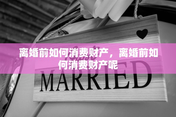 离婚前如何消费财产，离婚前如何消费财产呢