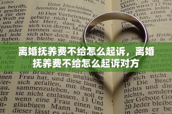 离婚抚养费不给怎么起诉,离婚抚养费不给怎么起诉对方 离婚抚养费不给怎么起诉,离婚抚养费不给怎么起诉对方