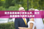 双方自愿离婚小孩怎么判，双方自愿离婚小孩怎么判决