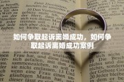 如何争取起诉离婚成功，如何争取起诉离婚成功案例