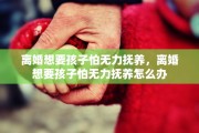 离婚想要孩子怕无力抚养，离婚想要孩子怕无力抚养怎么办