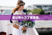 老公有小三了要离婚，