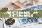 父母离婚了我怎么去领证，父母离婚了我怎么去领证呢