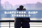 霸占房产又不想离婚，霸占房产又不想离婚怎么办