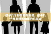 孩子几个月离婚判给谁，孩子几个月离婚判给谁的几率大
