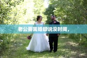 老公要离婚却说没时间，