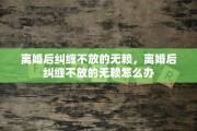 离婚后纠缠不放的无赖，离婚后纠缠不放的无赖怎么办