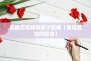 离婚后怎样和妻子复婚（离婚后如何复合）