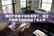 刚过户的房子现在离婚了，刚过户的房子现在离婚了怎么办